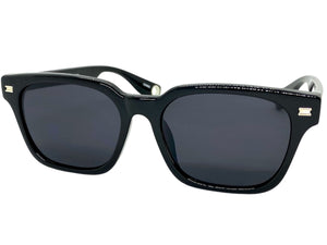 Classic Hardcore Vintage Retro Style SUNGLASSES Black Frame Dark Lens 80814