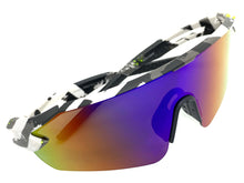 Tactial Military Sporty Wrap Around Style SUNGLASSES Camouflage Frame 80510