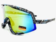 Oversized Retro Sporty Wrap Around Style SUNGLASSES Large Frame 3669