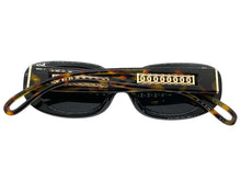 Classy Elegant Modern Retro Style SUNGLASSES Oval Black & Tortoise Frame 80762