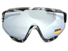 Oversized Retro Sporty Wrap Around Style SUNGLASSES Large Frame 3669