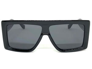 Classic Vintage Retro Style SUNGLASSES Thick Square Black Frame 1144