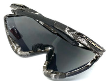 Oversized Retro Sporty Wrap Around Style SUNGLASSES Large Frame 3669