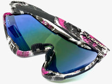 Oversized Retro Sporty Wrap Around Style SUNGLASSES Large Frame 3669