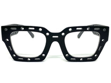 Classic Modern Retro Style Clear Lens EYEGLASSES Large Thick Black Frame 81122