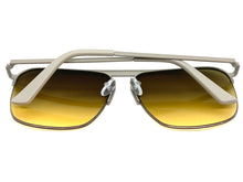 Classic Modern Vintage Retro Aviator Style SUNGLASSES Khaki Frame 5325