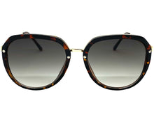 Classic Vintage Retro Style SUNGLASSES Round Tortoise & Gold Frame 6025