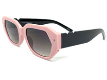 Classic Vintage Retro Style SUNGLASSES Pink & Black Frame 80538