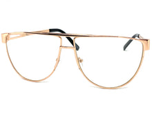 Classic Vintage Retro Style Clear Lens EYEGLASSES Rose Gold Frame 163889