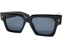 Oversized Classic Vintage Retro Style SUNGLASSES Large Thick Square Black Frame 59294