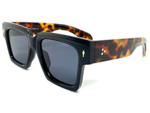 Oversized Classic Vintage Retro Style SUNGLASSES Large Thick Square Black Frame 59294