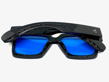 Oversized Classic Vintage Retro Style SUNGLASSES Large Thick Square Black Frame 59294