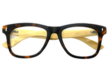 Classic Vintage Retro Style Clear Lens EYEGLASSES Tortoise & Wooden Frame 540845 (Copy)