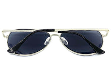 Classic Vintage Retro Aviator Style READING SUNGLASSES READERS Silver Frame Lens Strength +1.50