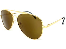 Classic Vintage Retro Aviator Style READING SUNGLASSES READERS Gold Frame Lens Strength +1.50