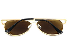 Classic Vintage Retro Aviator Style READING SUNGLASSES READERS Gold Frame Lens Strength +1.50