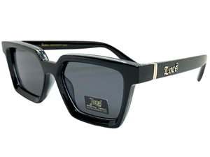 Classic Biker Gangster Hardcore LOCS SUNGLASSES Black Frame 91211