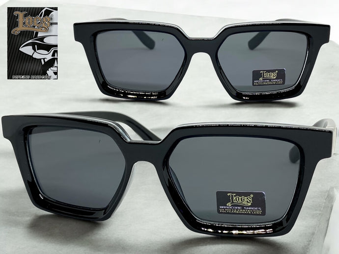 Classic Biker Gangster Hardcore LOCS SUNGLASSES Black Frame 91211