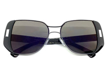 Classic Vintage Retro Style SUNGLASSES Square Black Frame 4438