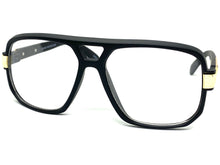 Classic Vintage Retro Hip Hop Rapper Style Clear Lens EYEGLASSES Square Black Frame 9763