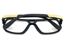 Classic Vintage Retro Hip Hop Rapper Style Clear Lens EYEGLASSES Square Black Frame 9763