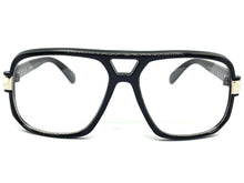 Classic Vintage Retro Hip Hop Rapper Style Clear Lens EYEGLASSES Square Black Frame 9763