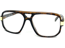 Classic Vintage Retro Hip Hop Rapper Style Clear Lens EYEGLASSES Square Tortoise Frame 9763