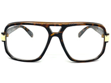 Classic Vintage Retro Hip Hop Rapper Style Clear Lens EYEGLASSES Square Tortoise Frame 9763