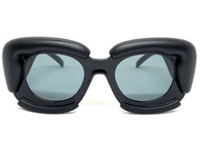 Oversized Exaggerated Classic Vintage Retro Bubble Style SUNGLASSES Large Thick Black Frame 2138
