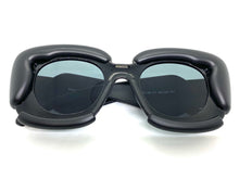 Oversized Exaggerated Classic Vintage Retro Bubble Style SUNGLASSES Large Thick Black Frame 2138