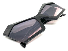 Oversized Vintage Retro Cat Eye Style SUNGLASSES Large Black Frame E1877