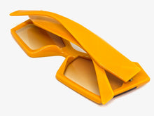 Oversized Vintage Retro Cat Eye Style SUNGLASSES Large Orange Frame E1877