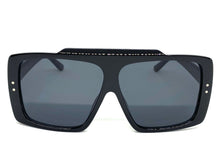 Classic Vintage Retro Style SUNGLASSES Large Black Frame 80504