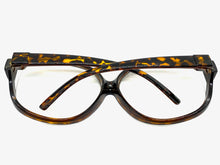 Oversized Vintage Retro Style Clear Lens EYEGLASSES X-Large Tortoise Frame 80781
