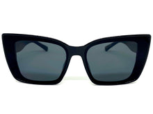 Classy Elegant Vintage Retro Cat Eye Style SUNGLASSES Large Black Frame 5263
