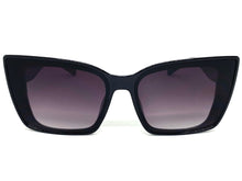 Classy Elegant Vintage Retro Cat Eye Style SUNGLASSES Large Black Frame 5263