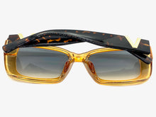 Classy Elegant Vintage Retro Cat Eye Style SUNGLASSES Large Champagne Frame 5263
