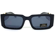 Classic Hardcore Biker Gangster Style LOCS SUNGLASSES Black Frame Dark Lens 91220