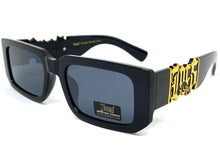 Classic Hardcore Biker Gangster Style LOCS SUNGLASSES Black Frame Dark Lens 91220