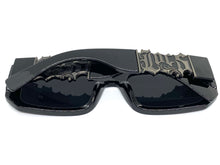Classic Hardcore Biker Gangster Style LOCS SUNGLASSES Black Frame Dark Lens 91220