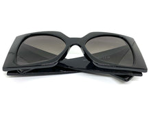 Oversized Exaggerated Vintage Retro Style SUNGLASSES Huge Super Thick Black Frame 9053