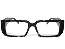 Classy Modern Contemporary Style Clear Lens EYEGLASSES Thick Marble Frame 81254