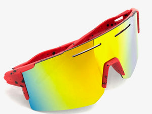 Kids Boys or Girls Retro Sporty Baseball Cycling Wrap Around Style SUNGLASSES Ages 6-12