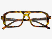 Classic Vintage Retro Aviarot Style Clear Lens EYEGLASSES Square Tortoise Frame 81182