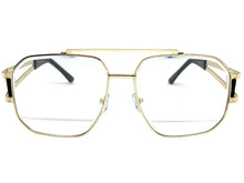 Classic Retro Luxury Designer Aviator Style Clear Lens EYEGLASSES Gold Frame 5509