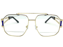 Classic Retro Luxury Designer Aviator Style Clear Lens EYEGLASSES Gold Frame 5509