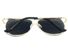 Oversized Classic Vintage Retro Style SUNGLASSES Large Gold Frame 5318
