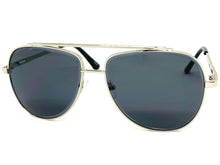 Oversized Classic Vintage Retro Style SUNGLASSES Large Silver Frame 5318
