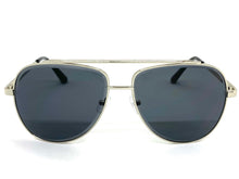 Oversized Classic Vintage Retro Style SUNGLASSES Large Silver Frame 5318