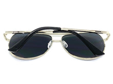Oversized Classic Vintage Retro Style SUNGLASSES Large Silver Frame 5318